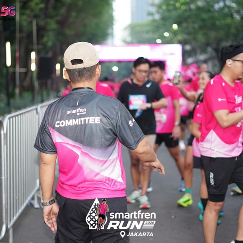 Race photo from SMARTFREN RUN 2026