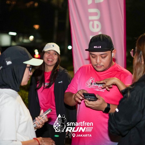 Race photo from SMARTFREN RUN 2026 VIBES