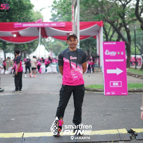 Race photo from SMARTFREN RUN 2026