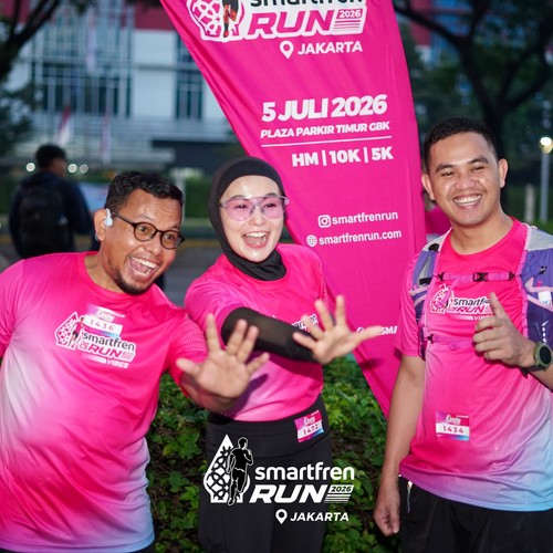 Race photo from SMARTFREN RUN 2026 VIBES