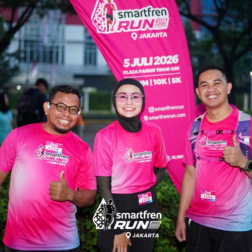 Race photo from SMARTFREN RUN 2026 VIBES
