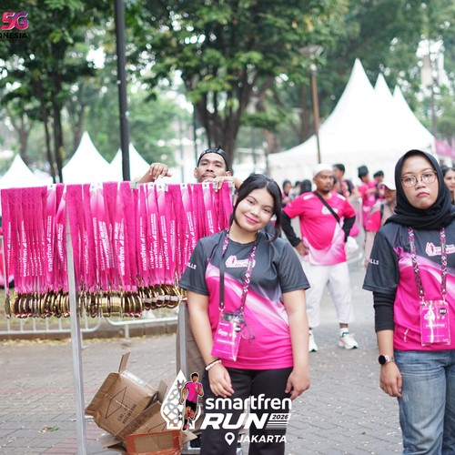 Race photo from SMARTFREN RUN 2026