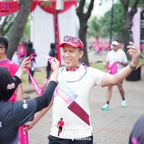 Race photo from SMARTFREN RUN 2026