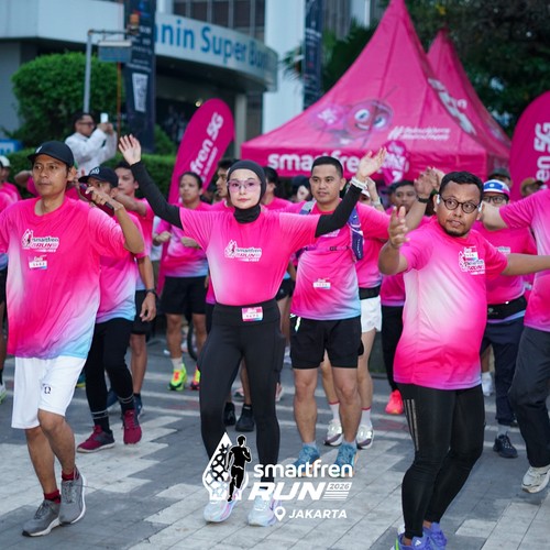Race photo from SMARTFREN RUN 2026 VIBES