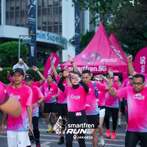 Race photo from SMARTFREN RUN 2026 VIBES