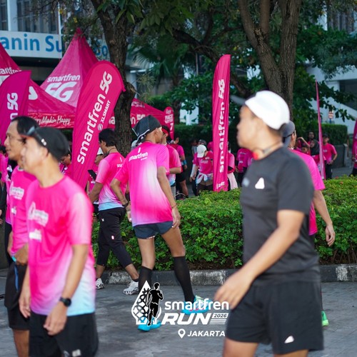 Race photo from SMARTFREN RUN 2026 VIBES