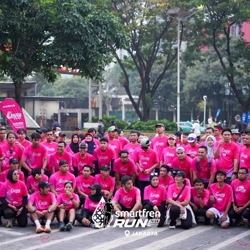 Race photo from SMARTFREN RUN 2026 VIBES