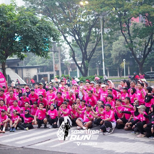 Race photo from SMARTFREN RUN 2026 VIBES