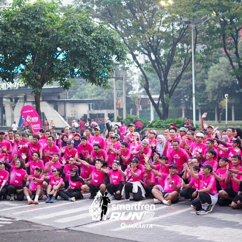 Race photo from SMARTFREN RUN 2026 VIBES