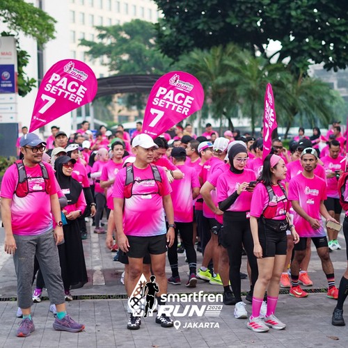 Race photo from SMARTFREN RUN 2026 VIBES