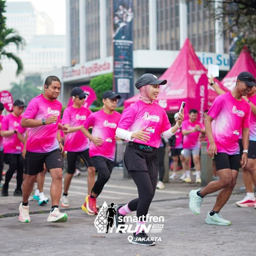Race photo from SMARTFREN RUN 2026 VIBES