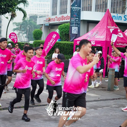 Race photo from SMARTFREN RUN 2026 VIBES