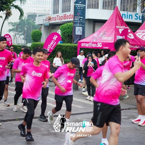 Race photo from SMARTFREN RUN 2026 VIBES