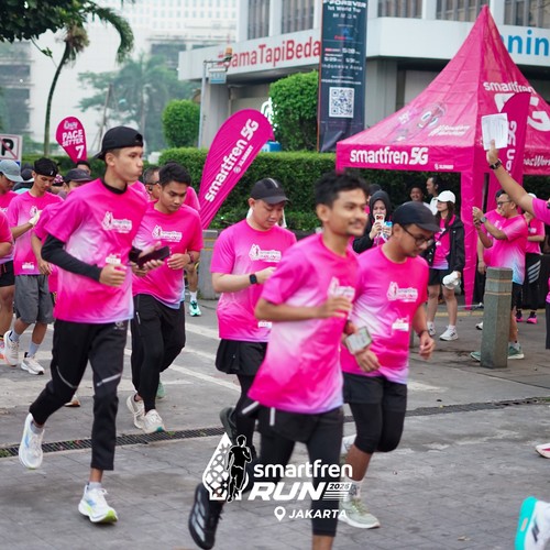 Race photo from SMARTFREN RUN 2026 VIBES