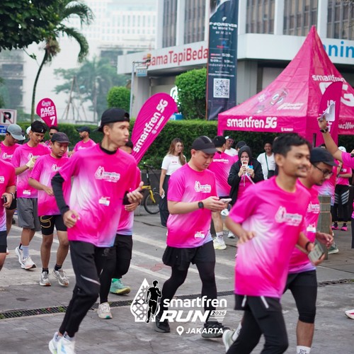 Race photo from SMARTFREN RUN 2026 VIBES