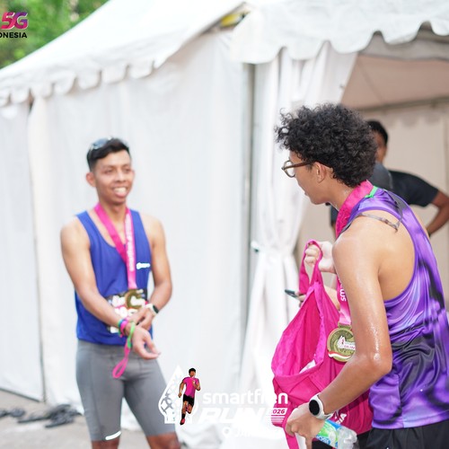 Race photo from SMARTFREN RUN 2026