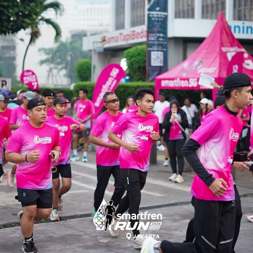 Race photo from SMARTFREN RUN 2026 VIBES