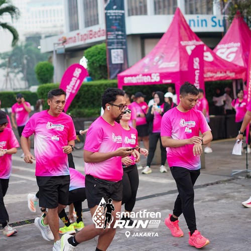 Race photo from SMARTFREN RUN 2026 VIBES