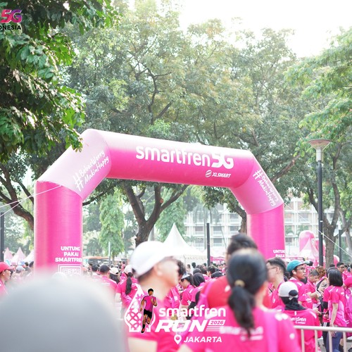 Race photo from SMARTFREN RUN 2026
