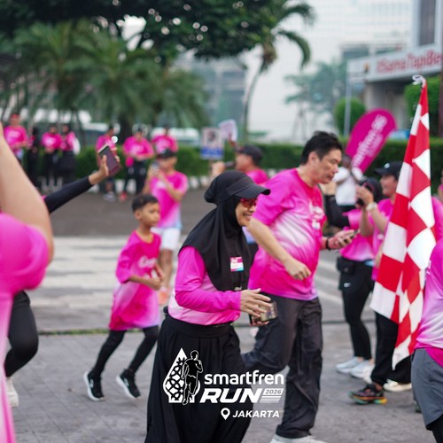 Race photo from SMARTFREN RUN 2026 VIBES