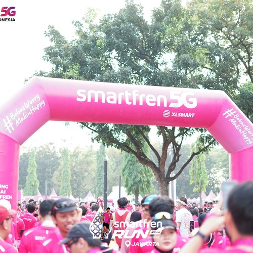 Race photo from SMARTFREN RUN 2026