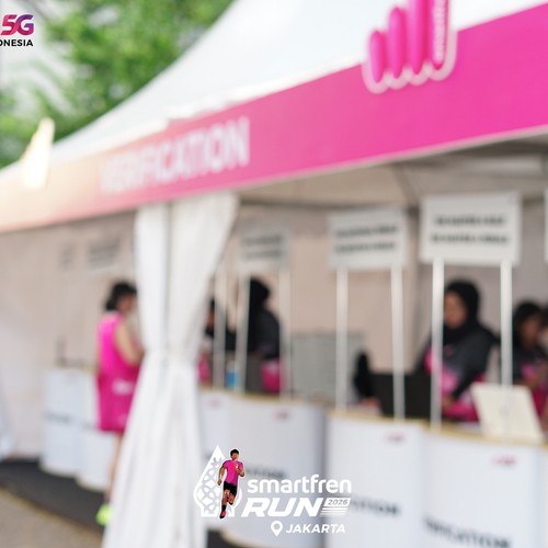 Race photo from SMARTFREN RUN 2026
