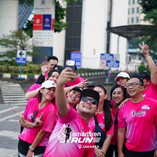 Race photo from SMARTFREN RUN 2026 VIBES
