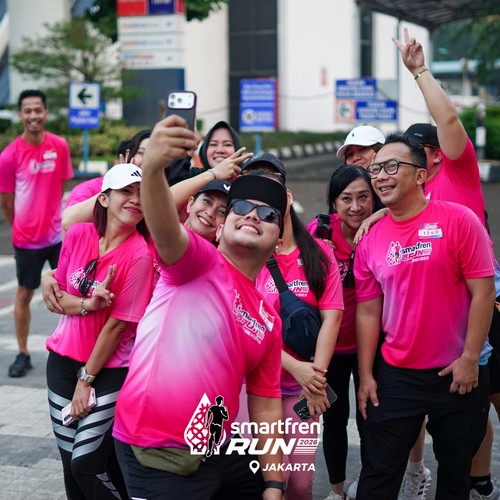 Race photo from SMARTFREN RUN 2026 VIBES