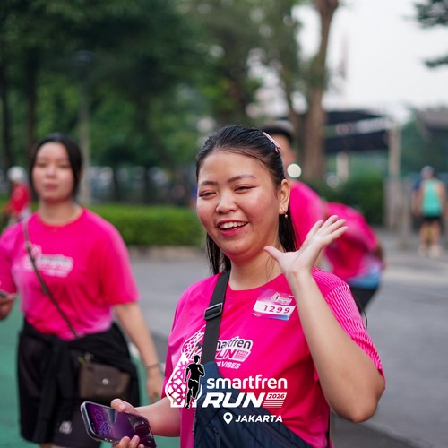 Race photo from SMARTFREN RUN 2026 VIBES