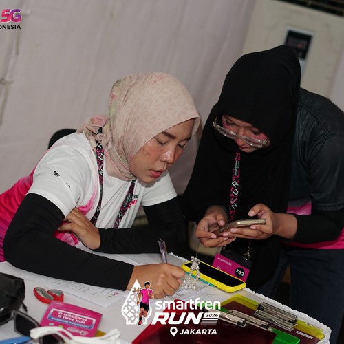 Race photo from SMARTFREN RUN 2026