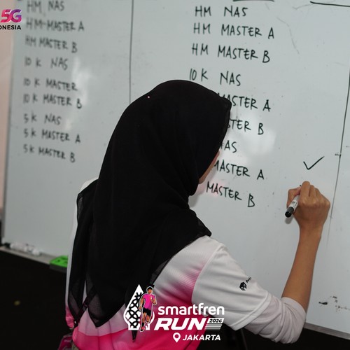 Race photo from SMARTFREN RUN 2026