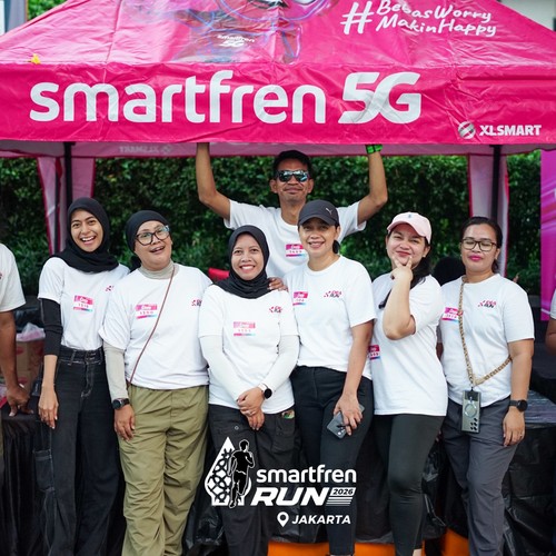 Race photo from SMARTFREN RUN 2026 VIBES