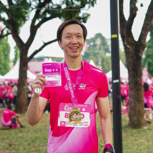 Race photo from SMARTFREN RUN 2026