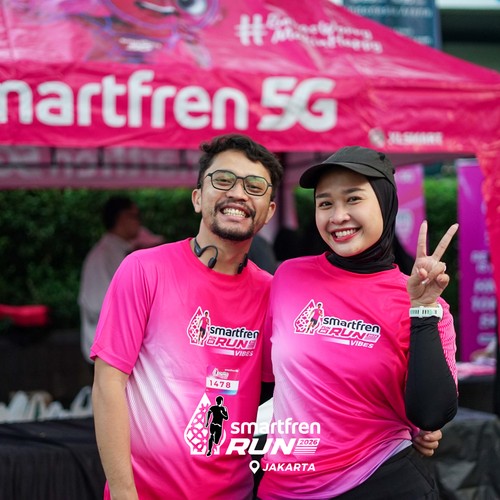 Race photo from SMARTFREN RUN 2026 VIBES