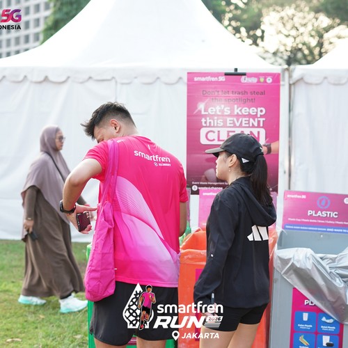 Race photo from SMARTFREN RUN 2026