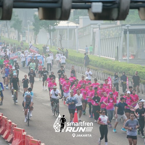 Race photo from SMARTFREN RUN 2026 VIBES