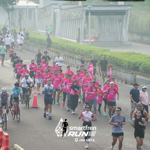 Race photo from SMARTFREN RUN 2026 VIBES