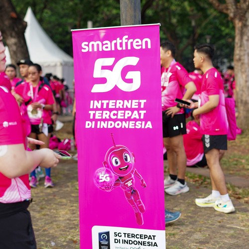 Race photo from SMARTFREN RUN 2026