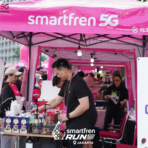 Race photo from SMARTFREN RUN 2026