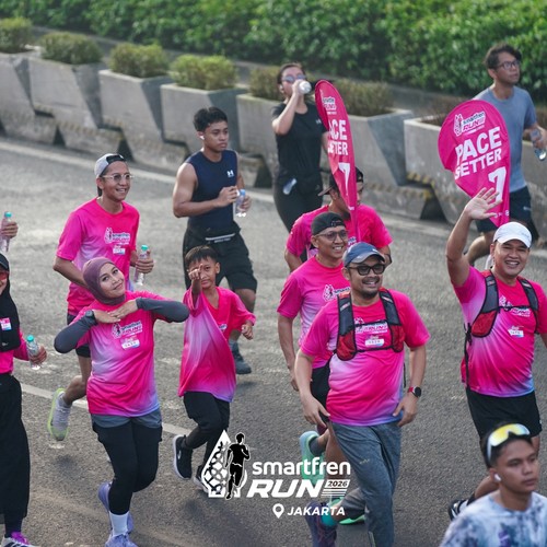 Race photo from SMARTFREN RUN 2026 VIBES