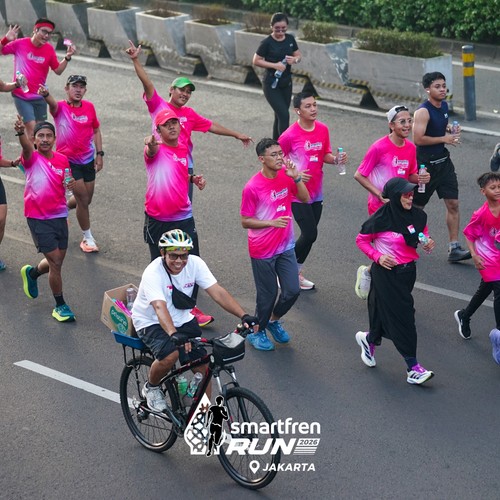 Race photo from SMARTFREN RUN 2026 VIBES