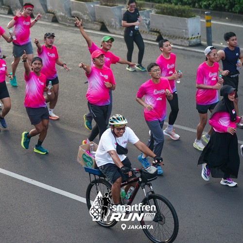 Race photo from SMARTFREN RUN 2026 VIBES