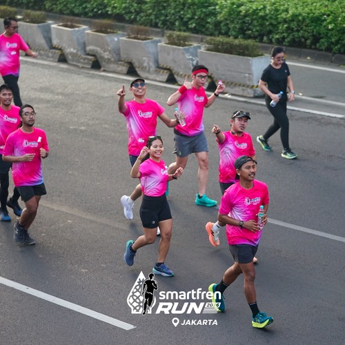 Race photo from SMARTFREN RUN 2026 VIBES