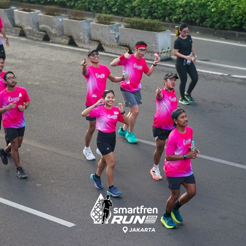 Race photo from SMARTFREN RUN 2026 VIBES
