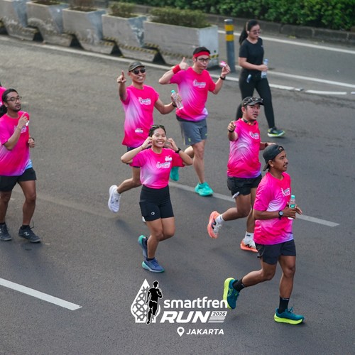 Race photo from SMARTFREN RUN 2026 VIBES