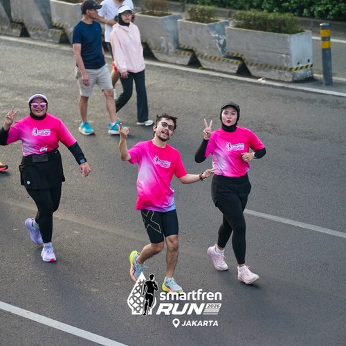 Race photo from SMARTFREN RUN 2026 VIBES