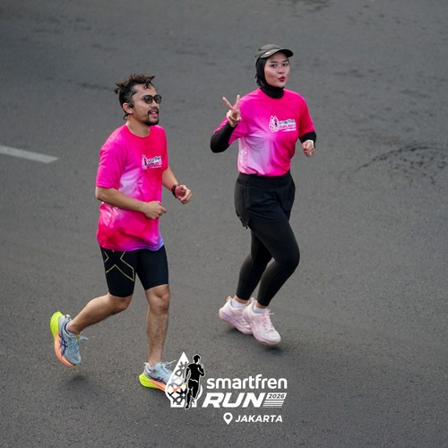 Race photo from SMARTFREN RUN 2026 VIBES