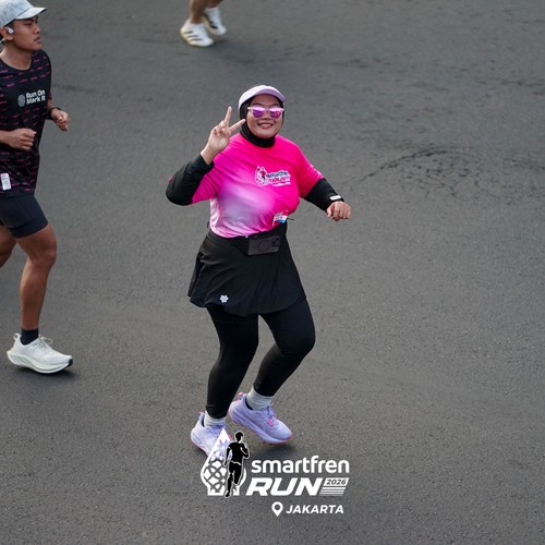 Race photo from SMARTFREN RUN 2026 VIBES