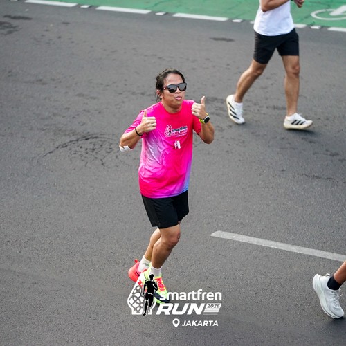 Race photo from SMARTFREN RUN 2026 VIBES
