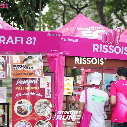 Race photo from SMARTFREN RUN 2026